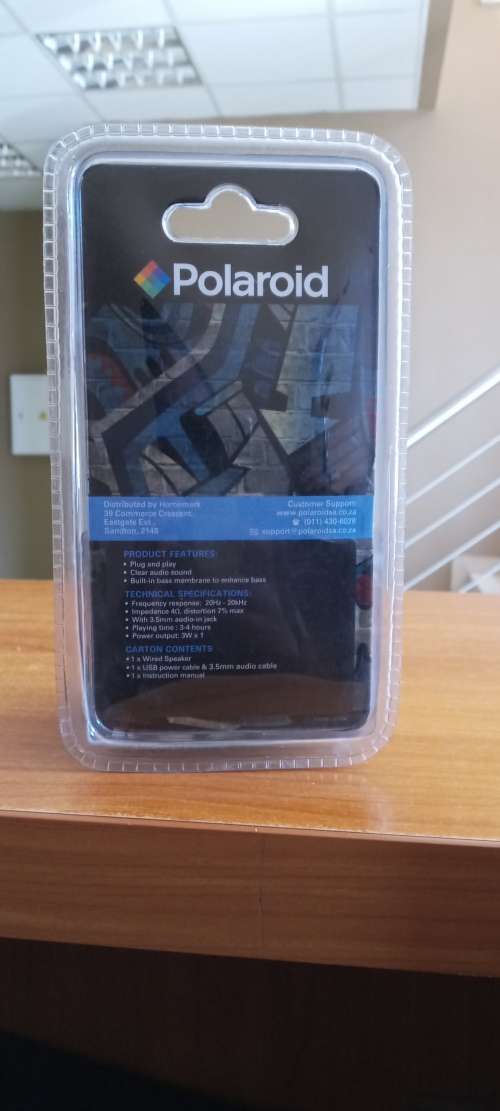 Polaroid Sound Cube Speaker Wired Speaker PWSC-114B